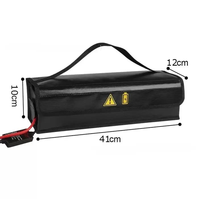 Sac de batterie au lithium de grande capacité avec poignée