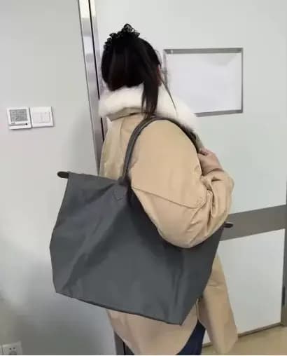 Sac fourre-tout pliable en nylon 2026 pour femme