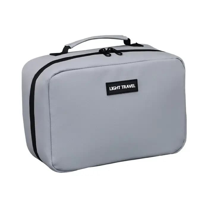 Trousse de Toilette Homme Grande Capacité Imperméable avec Séparation Sec/Humide, Sac de Lavage Port