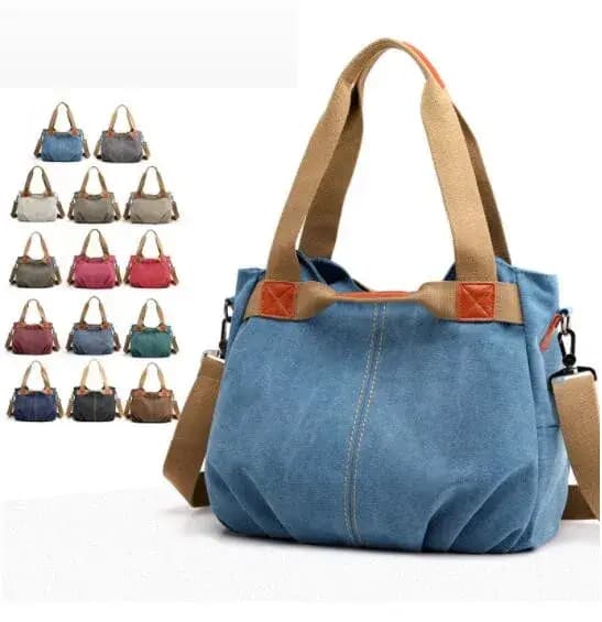 Sac Hobos en toile pour femme