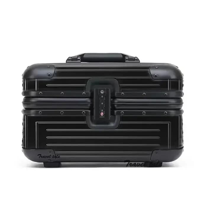Valise de cabine en aluminium de 12 à 15 pouces, petite valise rigide, trousse de toilette, bagage d