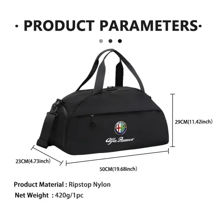 Sac à bandoulière de voyage de grande capacité pour hommes