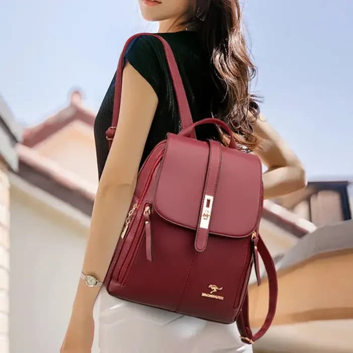 Femmes grande capacité sac à dos de haute qualité en cuir Vintage sacs