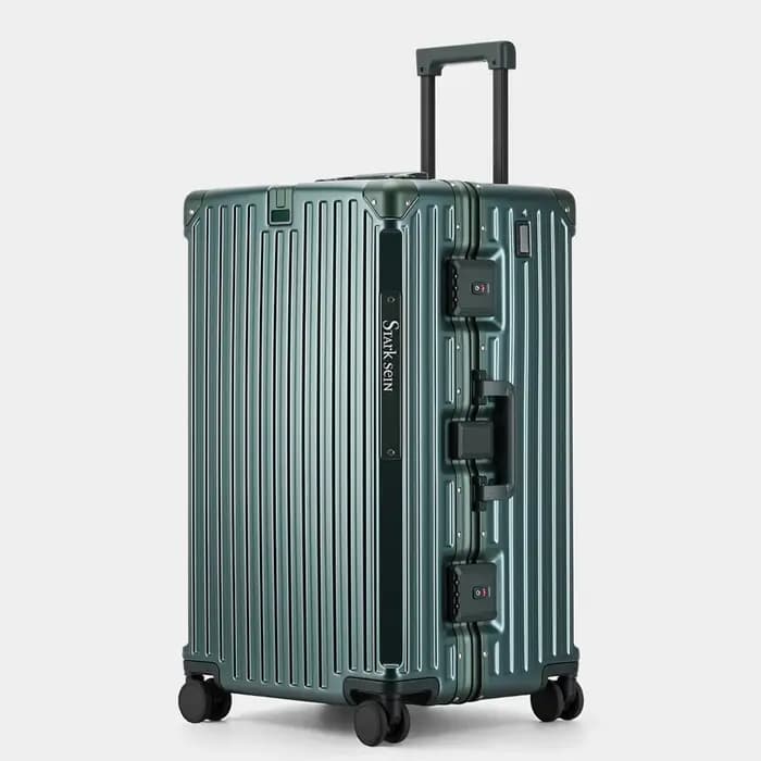 Valise de 32 pouces, grande capacité, PC épais, cadre en aluminium, valise de voyage, sac d'habitacle de 20 pouces avec porte-gobelet