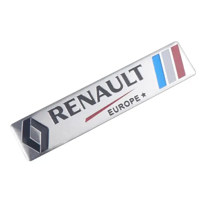Accessoires de voiture 3D en alliage métallique, Logo de sport automobile, autocollants de coffre de