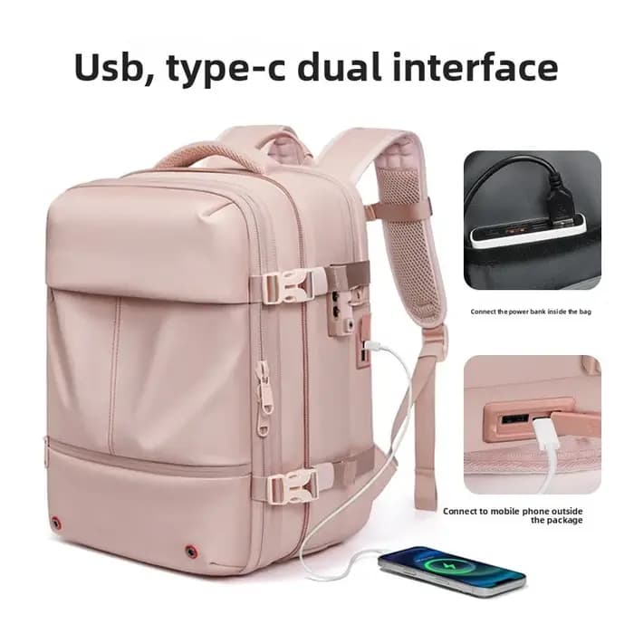 Sac à dos à compression sous vide pour femmes