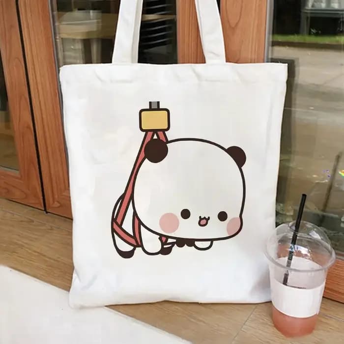 Sac fourre-tout pliable en toile Bubu Dudu Anime