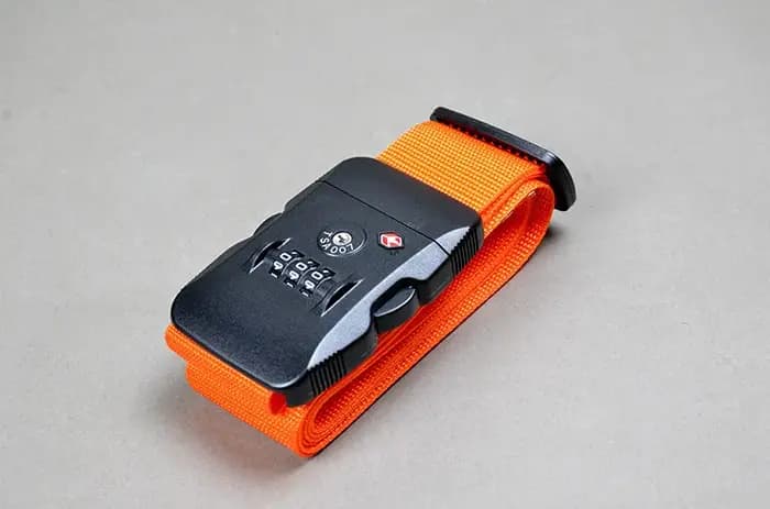 TSA douane serrure bagages ceinture croisée avec mot de passe réglable valise de voyage bande