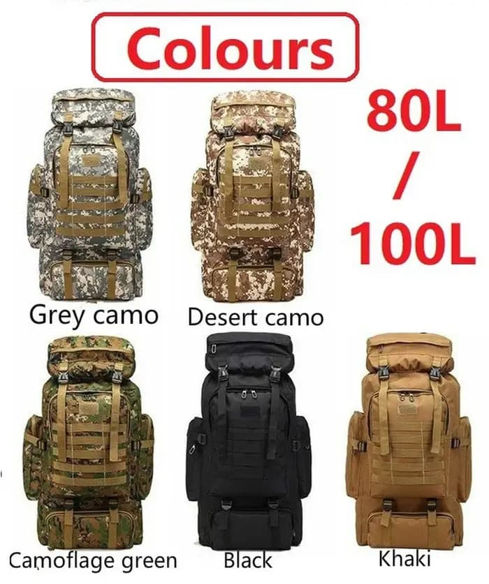 Sac à dos de montagne 80L/100L