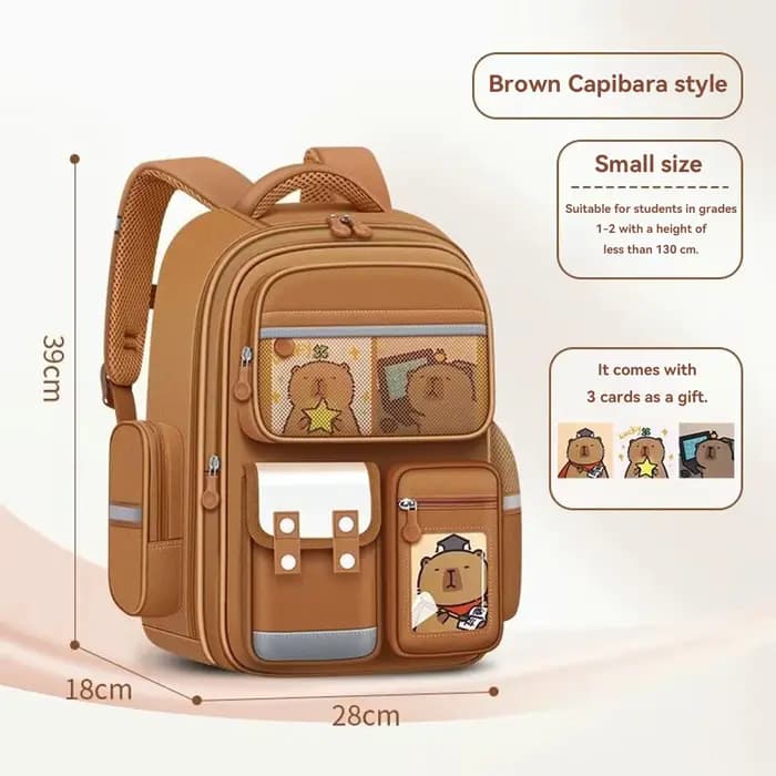 Sac à dos Capybara étanche, grande capacité, Protection ergonomique de la colonne vertébrale, confor