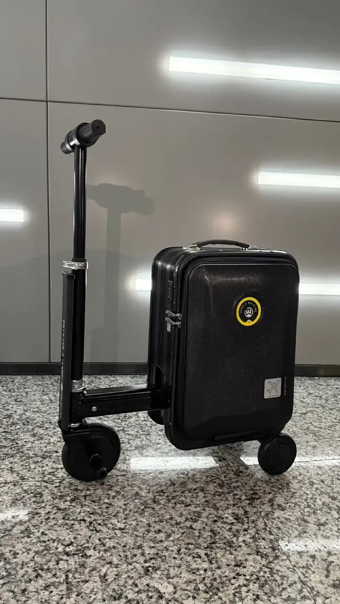 Valise électrique tout-terrain 2026 avec batterie ultra longue durée, valise cabine 20 pouces avec mot de passe