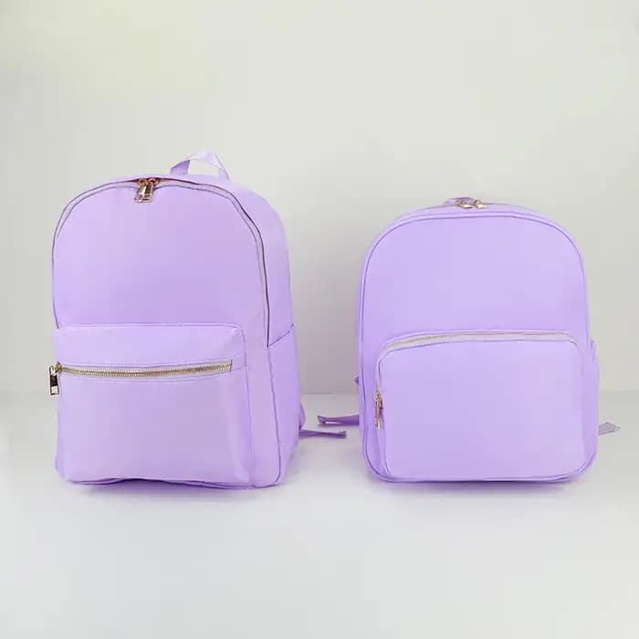 Trousse de maquillage imperméable en nylon série Purple