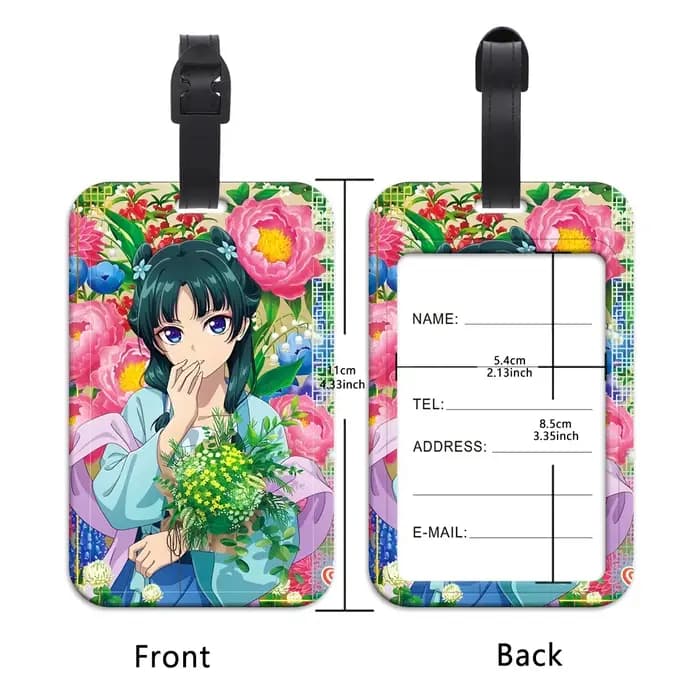 Étiquettes de bagage Anime japonais