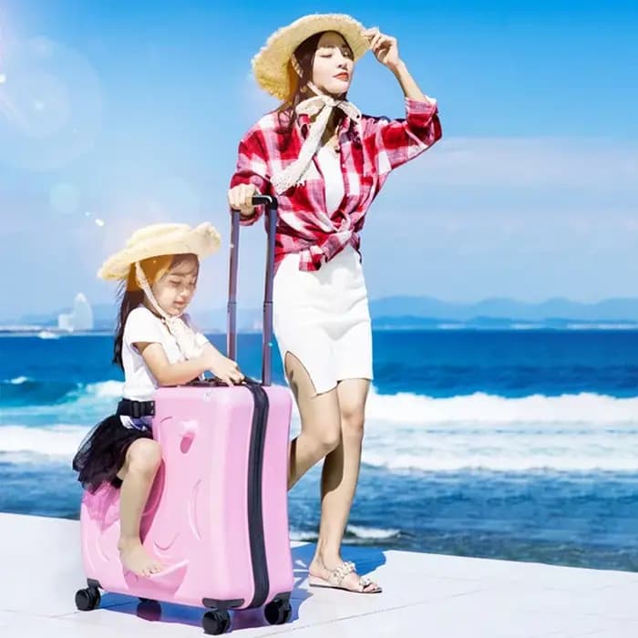 Valise de dessin animé poney mignon pour enfants