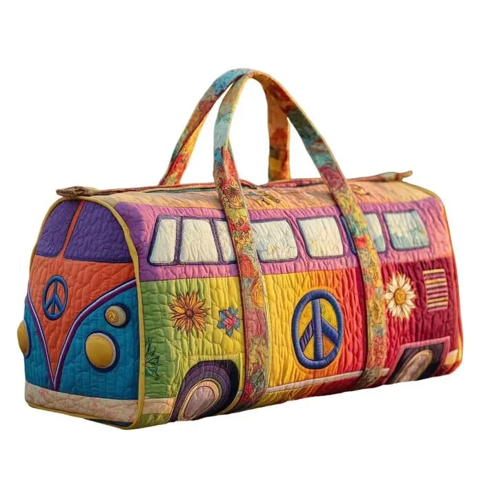 Sac de voyage matelassé en coton