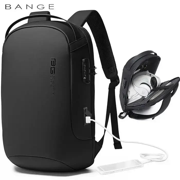 BANGE-Sacs à dos multifonctions SR pour ordinateur portable, sac à dos de voyage étanche, sacs d'éco