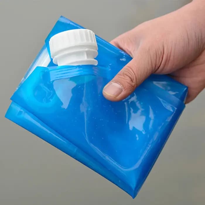 Sac de Rangement d'Eau Portable et Pliable pour Camping, Randonnée, Survie en Plein Air, 10l
