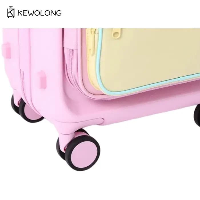 Valise à roulettes mignonne de 20 pouces à ouverture frontale