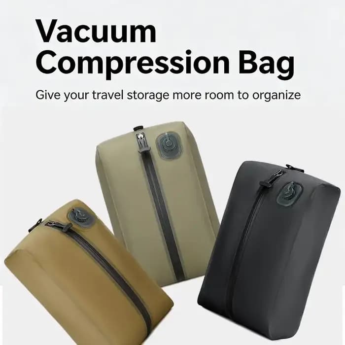 Sacs de compression sous vide pour valises avec pompe intégrée pour l'organisation des vêtements