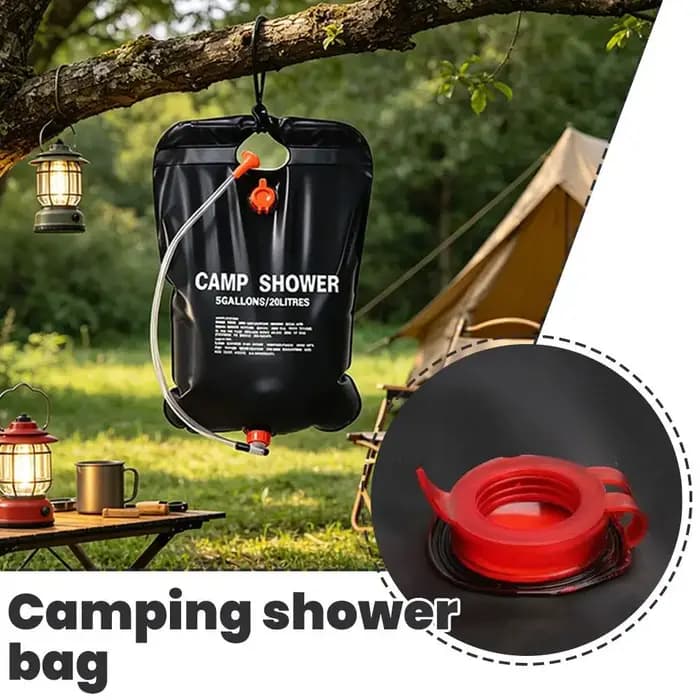 Sac de douche solaire 20L pour camping