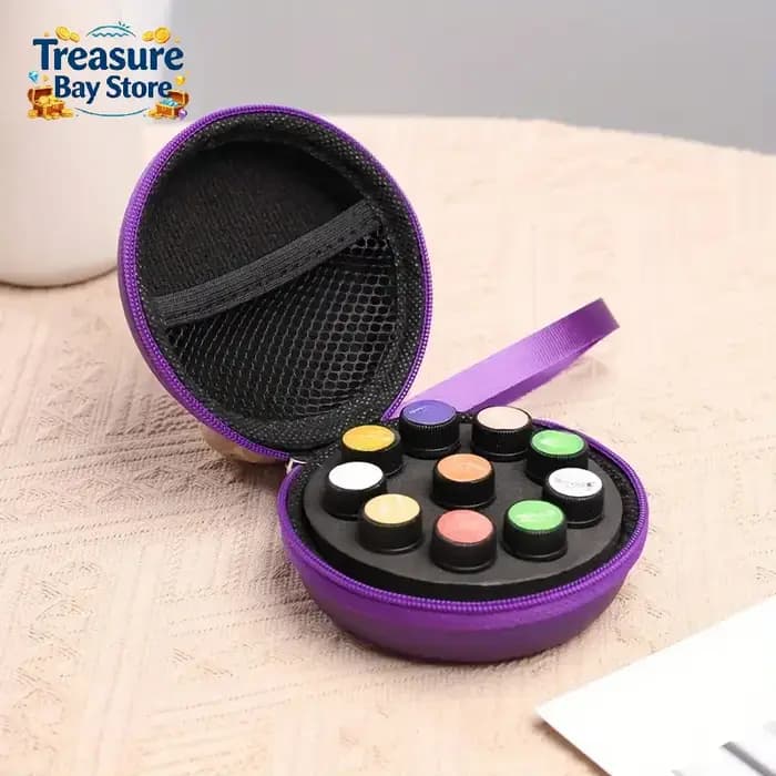 Étui portable en PU pour huiles essentielles 1-2 ml