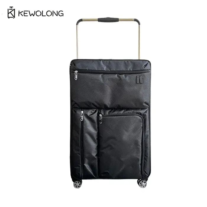 Bagage à carreaux extra large robuste – Valise étanche approuvée par la compagnie aérienne avec doub