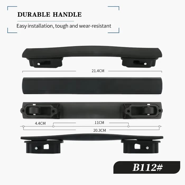 HANLUOKE B113 accessoires de bagages poignée bagages poignée rétractable accessoires de bagages univ