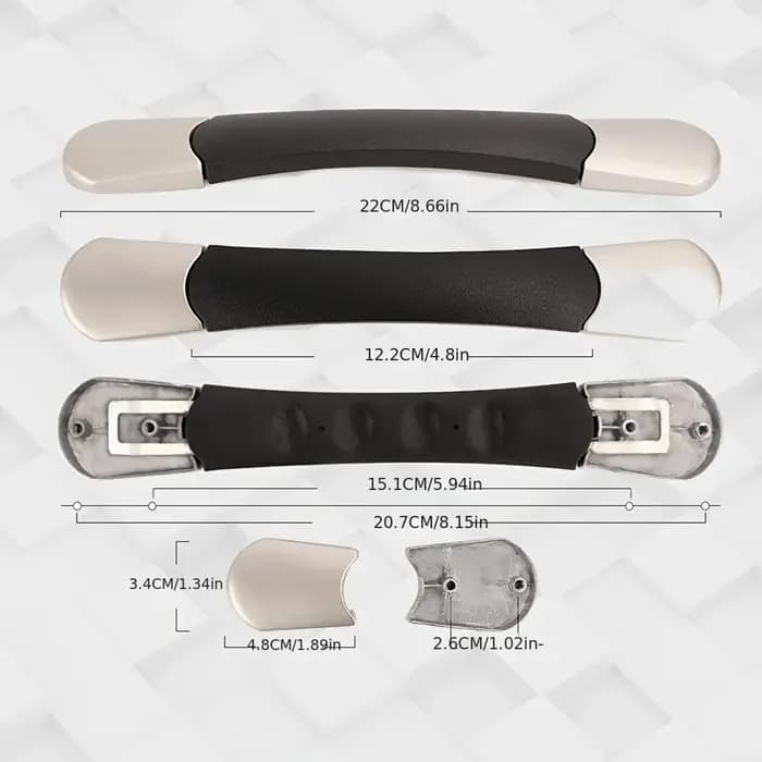 Poignées accessoires valises à roulettes réparation de bagages poignée générale étui à cosmétiques p