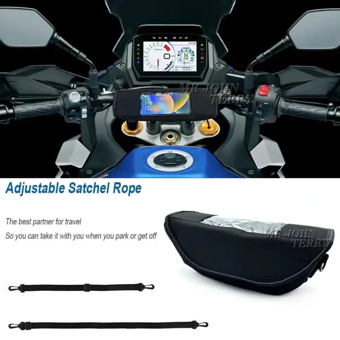 Sac étanche pour accessoires de moto XL750, sac de rangement pour guidon, sac à outils de voyage pour Honda XL750 Transalp 2023-XL650 XL 750 650
