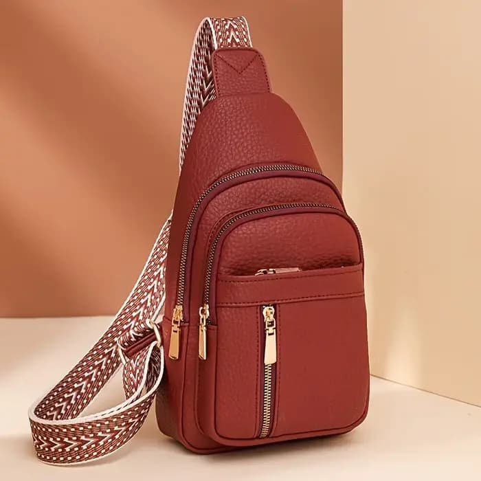 Sac à Bandoulière Rétro Chic en Cuir PU Souple