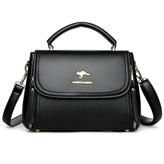 Sacs à poignée supérieure en cuir souple pour femmes, design de luxe, sacs messagers initiés, sacs à