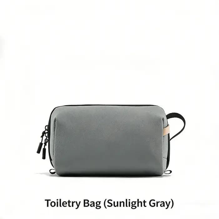 Sac de rangement de voyage, sac de toilette pour sports de plein air, avec séparation sec-humide, pochette de rangement étanche pour câbles et nécessités quotidiennes