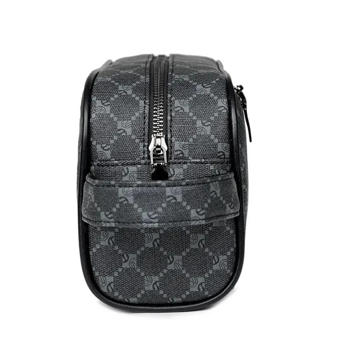 Trousse de toilette pour homme, trousse de voyage imperméable avec poignée, organiseur de cosmétiques pour les voyages d'affaires, la salle de sport, la salle de bain et l'usage quotidien