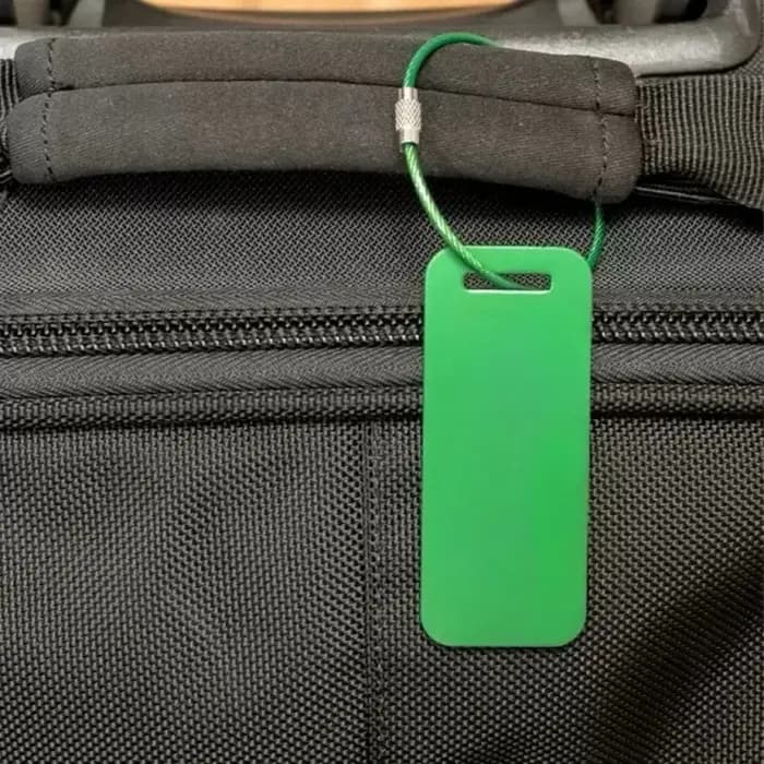Étiquettes de bagages en métal personnalisées