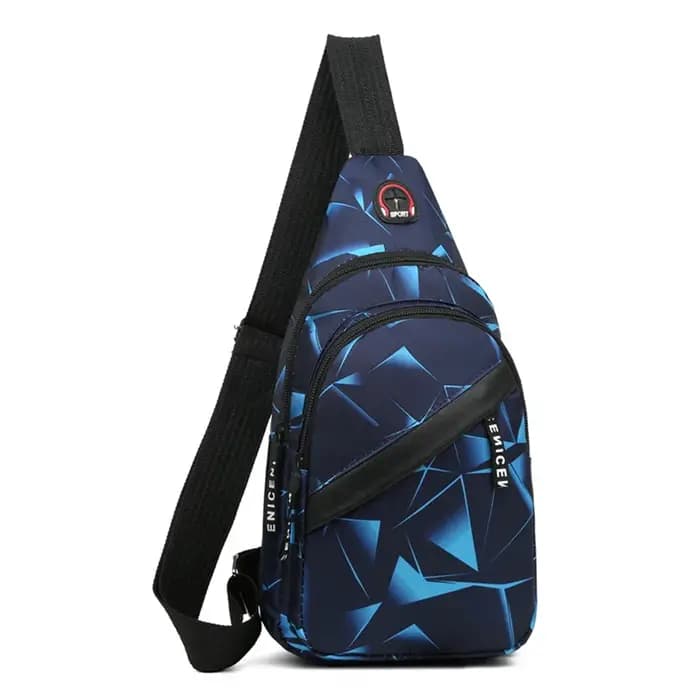 Sac de poitrine, sac à bandoulière imperméable décontracté pour hommes