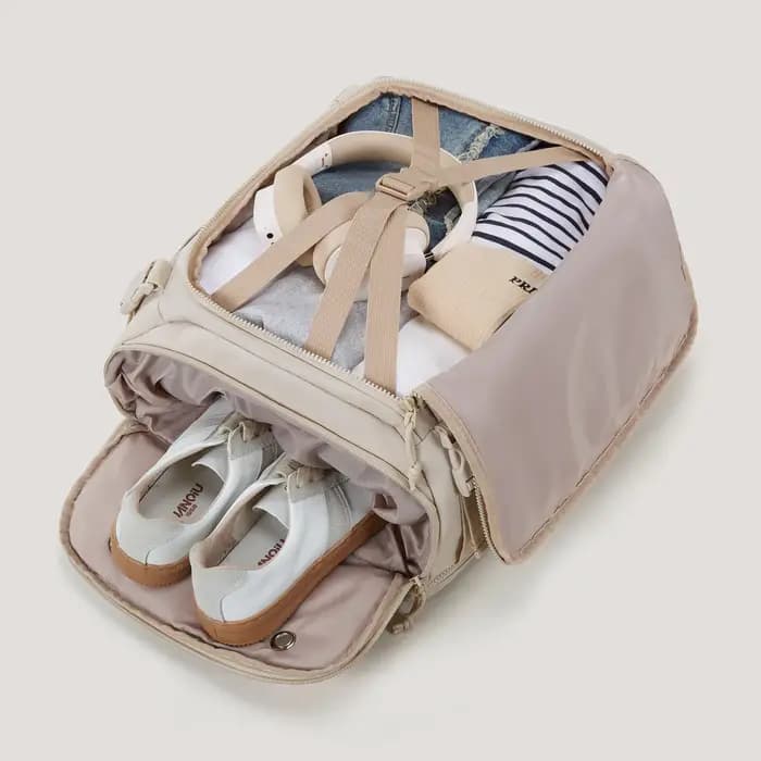 BAGSMART sac à dos de voyage grande capacité sac à dos de Compression sous vide femmes 15.6 pouces p