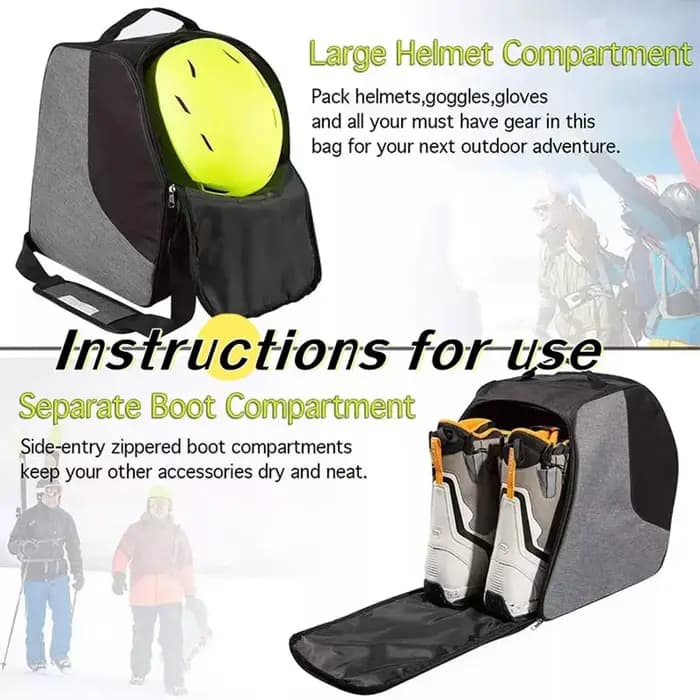 Sac de chaussures de Ski imperméable pour l'hiver et l'extérieur