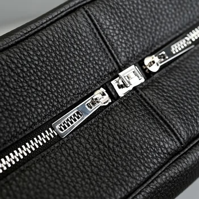 Sac bowling en cuir véritable pour femme
