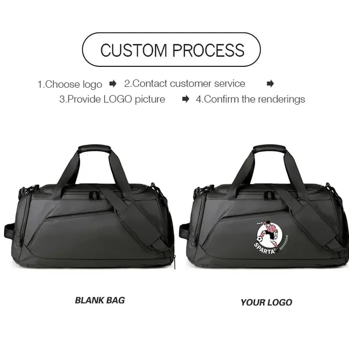 Sac de sport personnalisé avec logo sacs à main de fitness sec et humide sac à bandoulière de natation bricolage