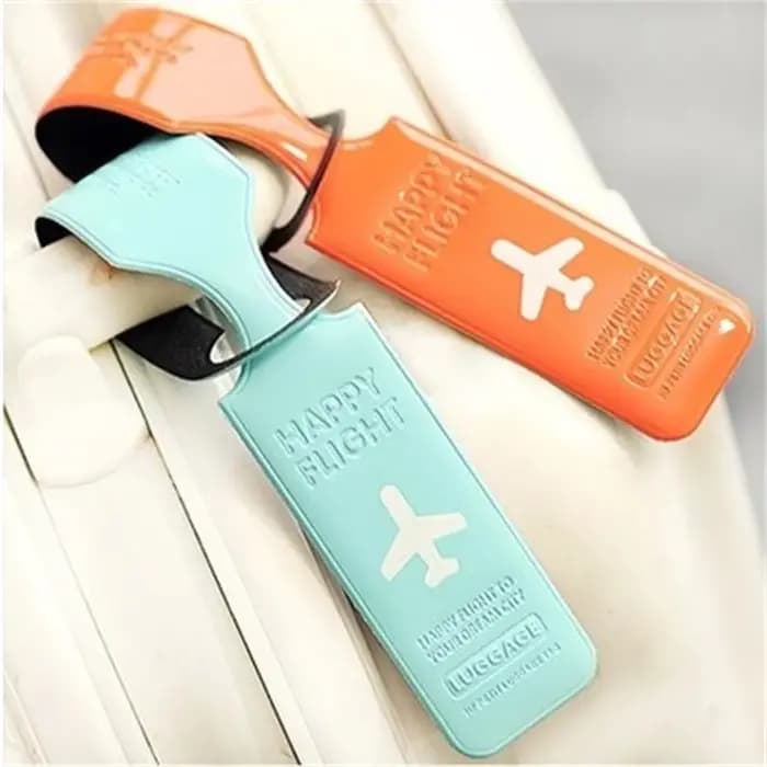 Étiquette de bagage Portable de couleur unie