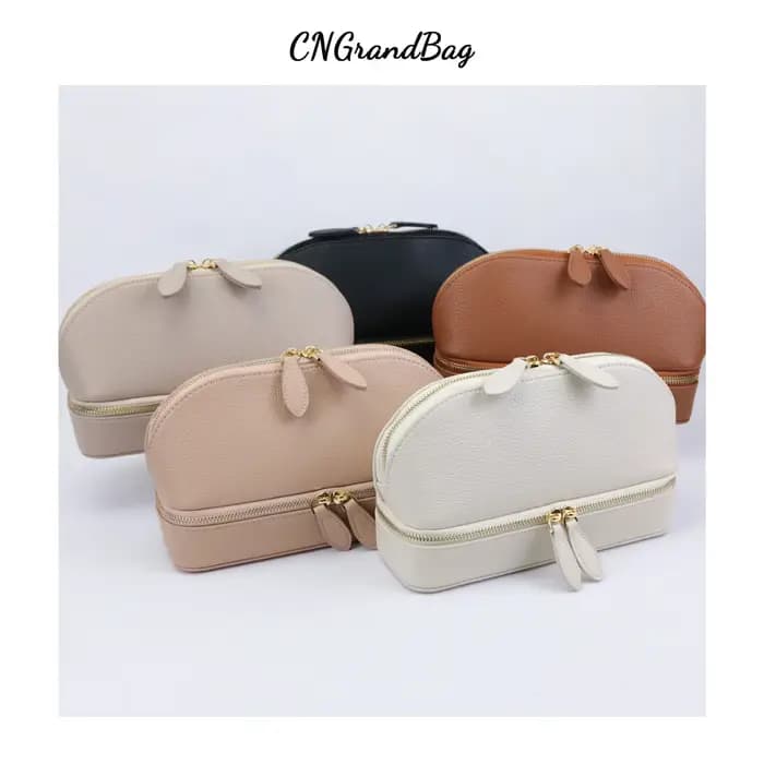 Sac à cosmétiques personnalisé en cuir Pu pour femmes