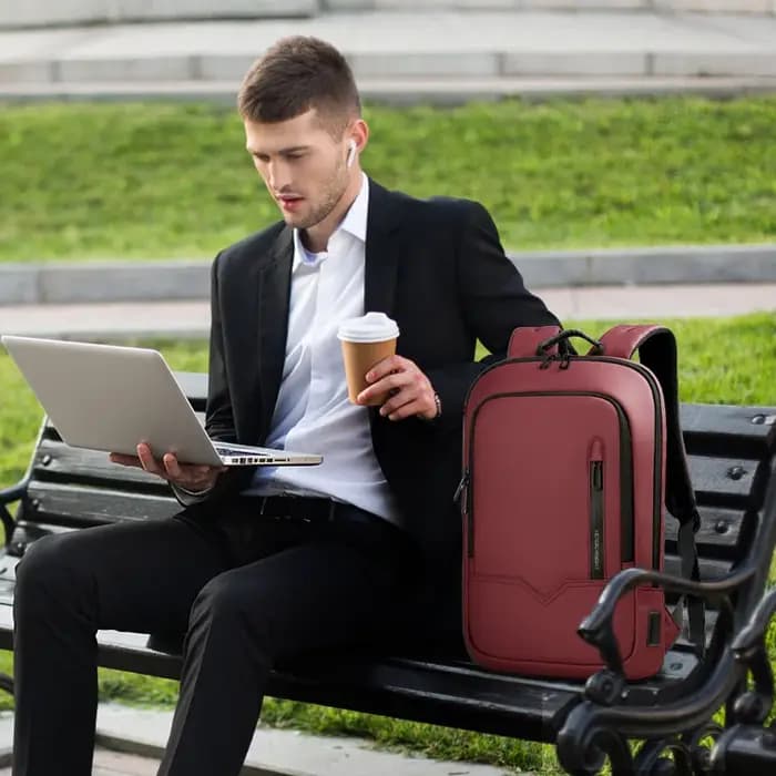 Heroic Knight Business Slim sac à dos hommes 15.6 "17" étanche sac à dos pour ordinateur portable mo