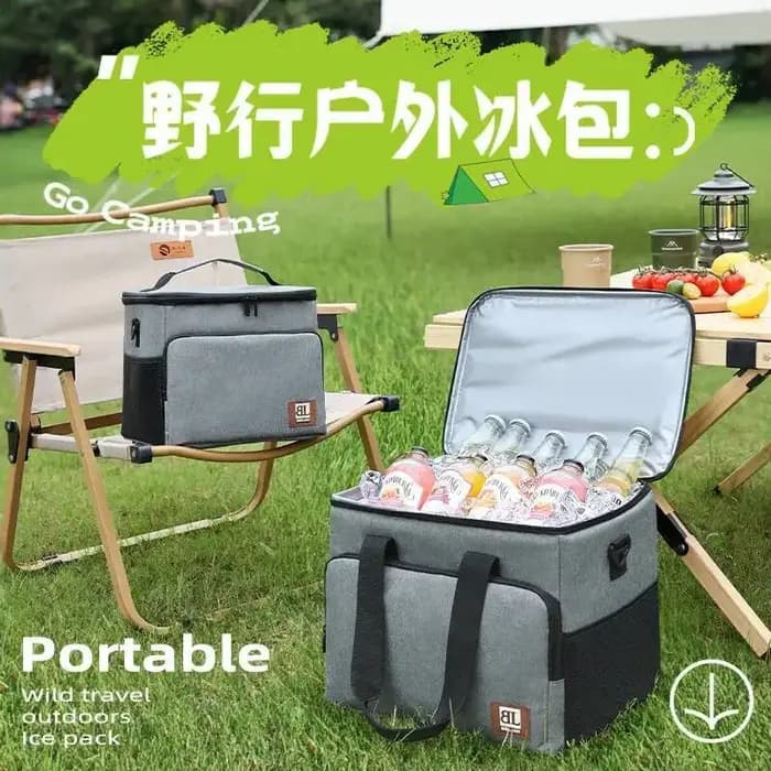 Sac de boîte à déjeuner de bière de grande capacité en plein air