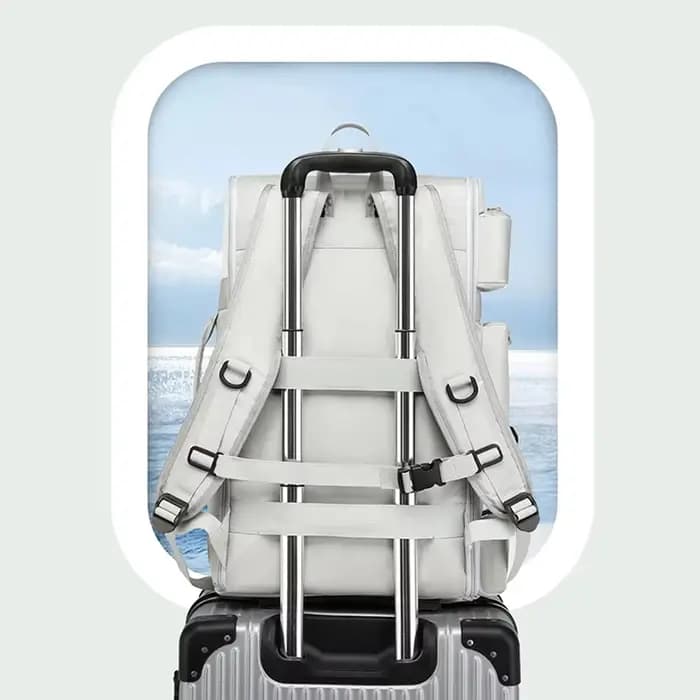 Sac à dos multi-poches pour ordinateur portable pour homme