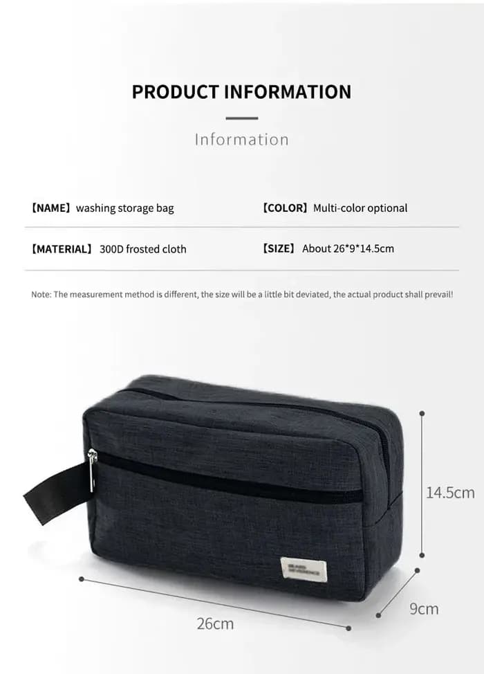 Trousse de toilette de voyage pour hommes et femmes