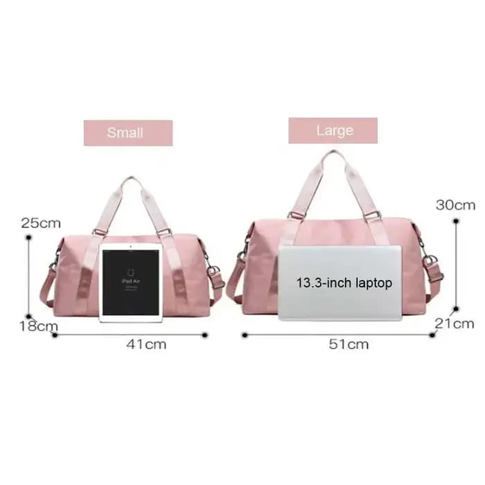 Grand Sac de Voyage Multifonctionnel en Nylon pour Femme