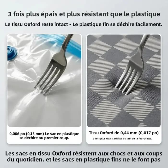 Sacs de rangement sous vide