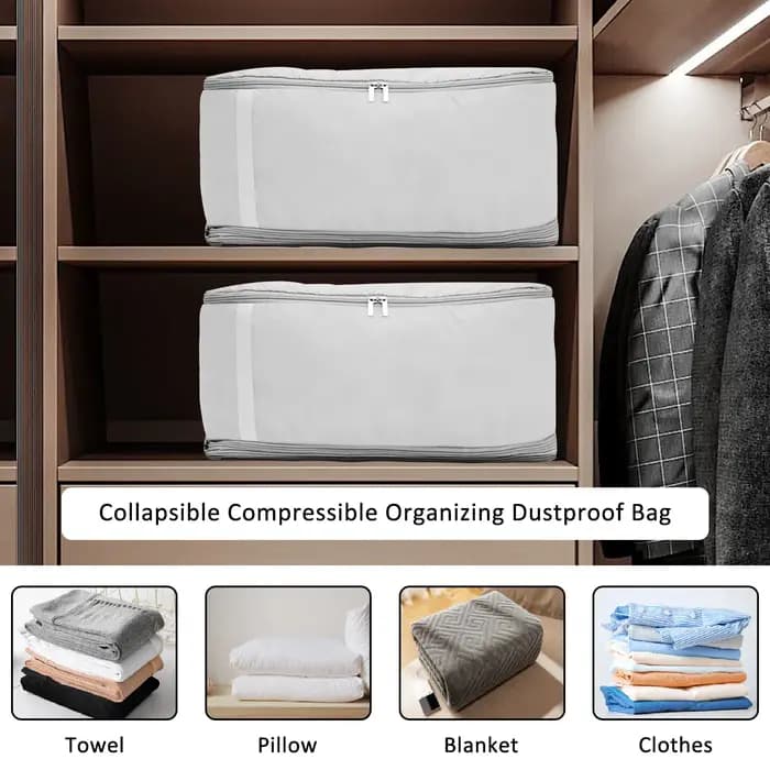 Sac de rangement pour vêtements de grande capacité