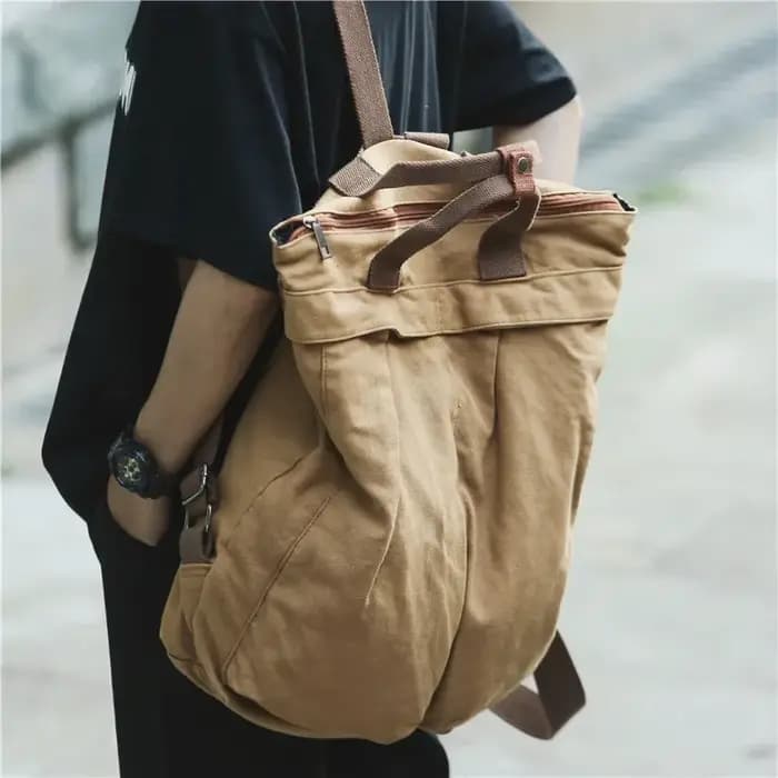 Sac à dos en toile solide pour ordinateur portable