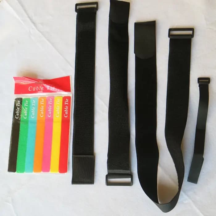 Attaches de fixation en nylon réutilisables pour bagages